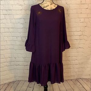 Modcloth / purple dress / size medium / NWTs